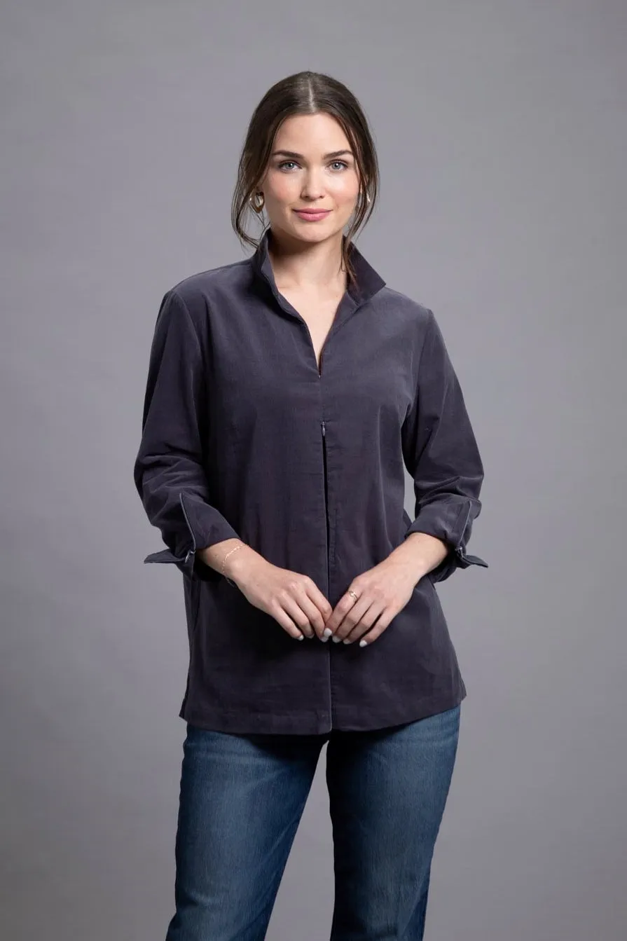 27" Corduroy Hidden Zipper Tunic