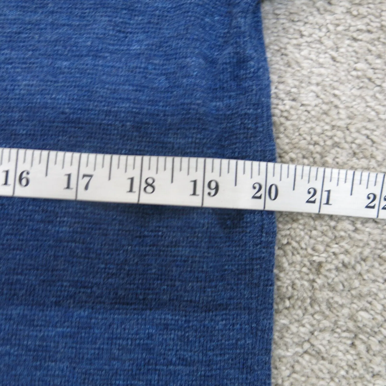 American Eagle Shirt Mens XL Blue Henley Neck Tee Heritage Thermal Classic Fit