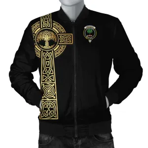 Anderson Clan Bomber Jacket with Golden Celtic Tree Of Life
