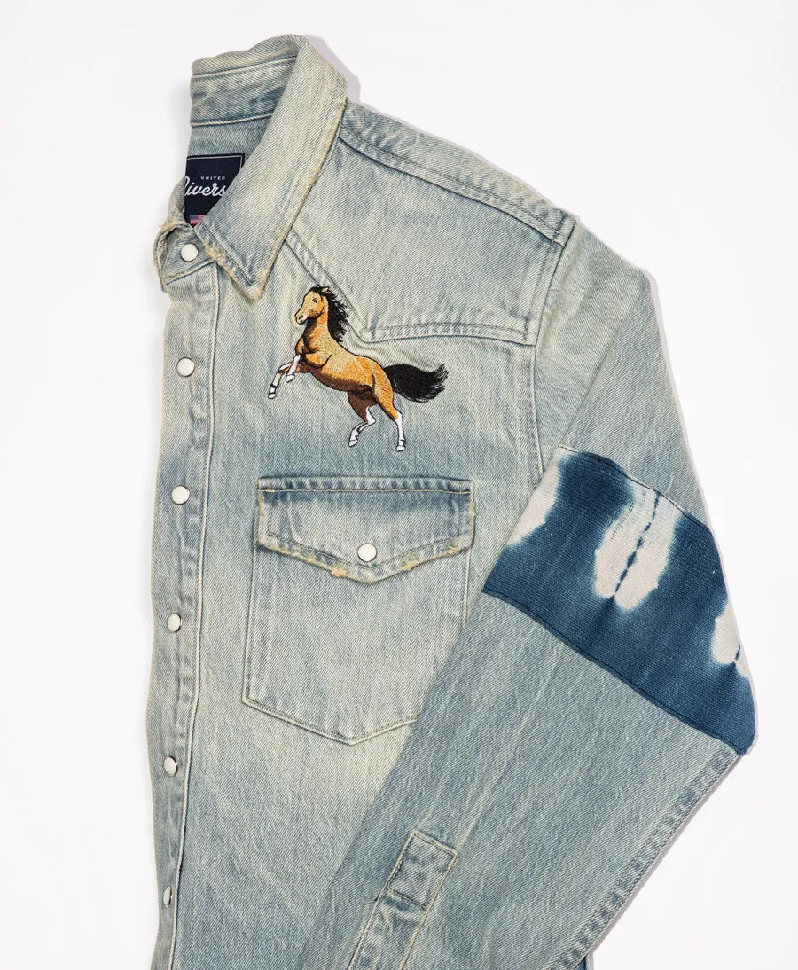 BLANCO RIVER WESTERN DENIM SHIRT