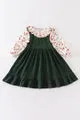 Forest Floral Print Strap Skirt Set