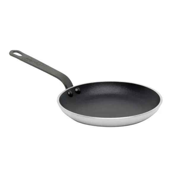 Genware Non Stick Aluminium Blinis Pan 12 CM