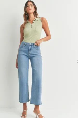 High Rise Wide Leg
