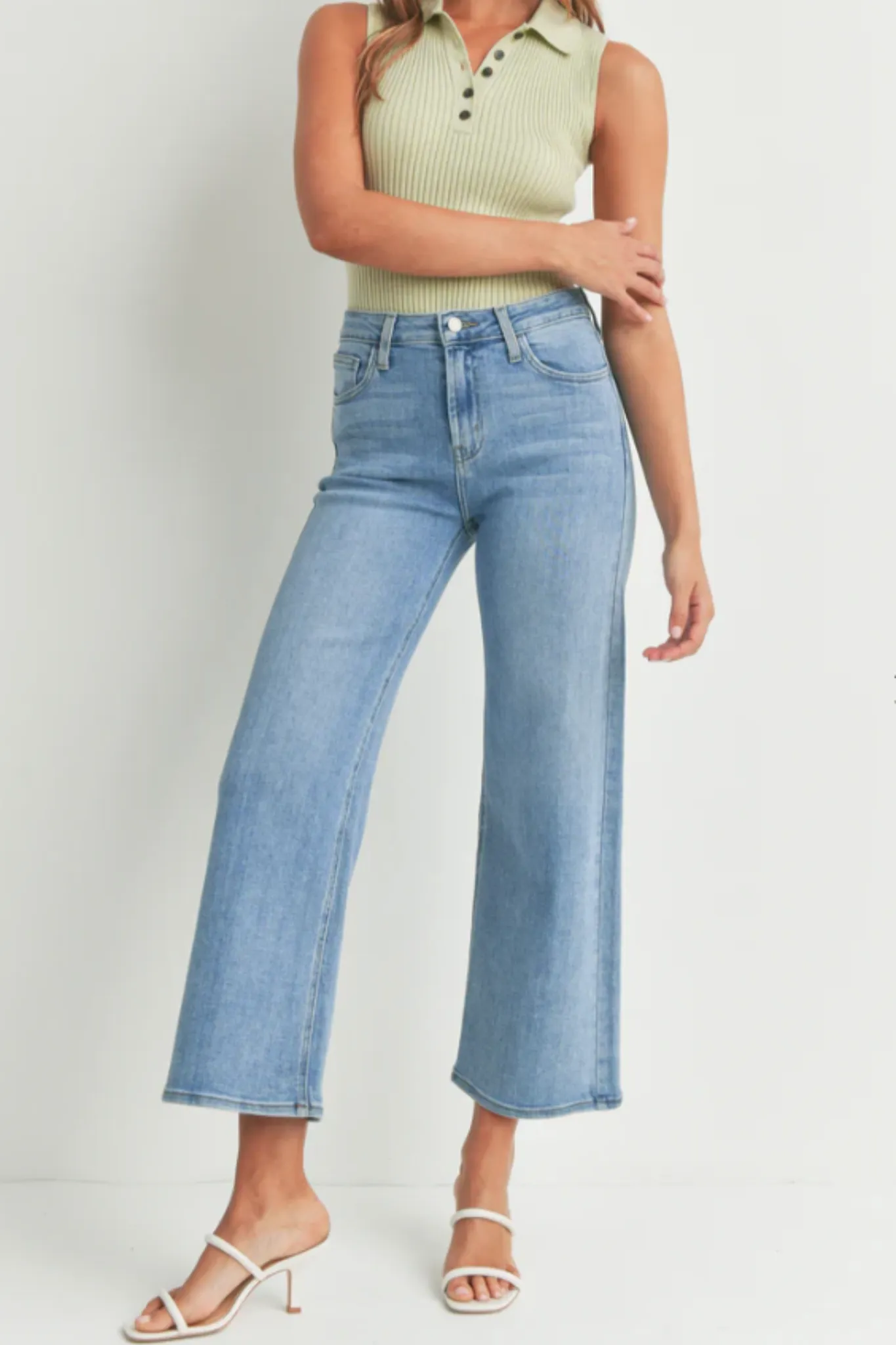 High Rise Wide Leg