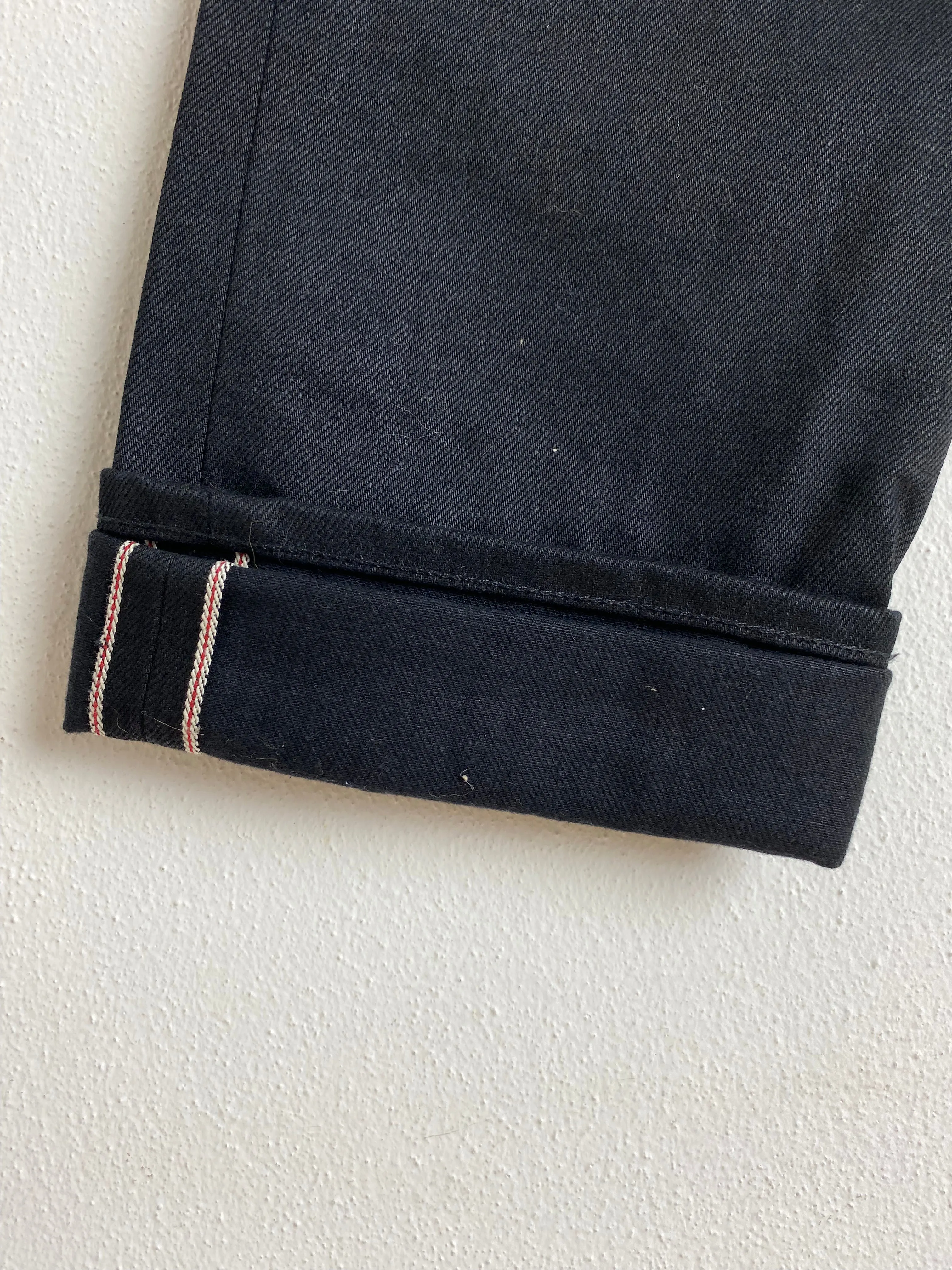 Ladbroke Grove Slim Tapered Black Japan Selvedge - W32L36