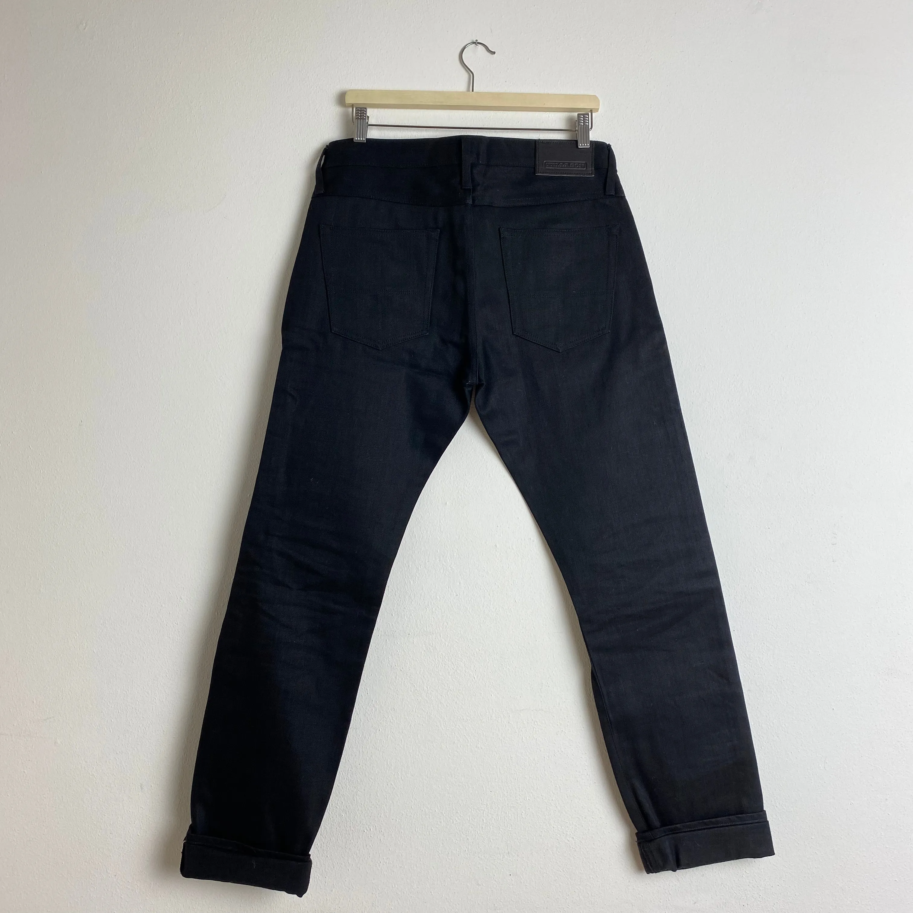 Ladbroke Grove Slim Tapered Black Japan Selvedge - W32L36