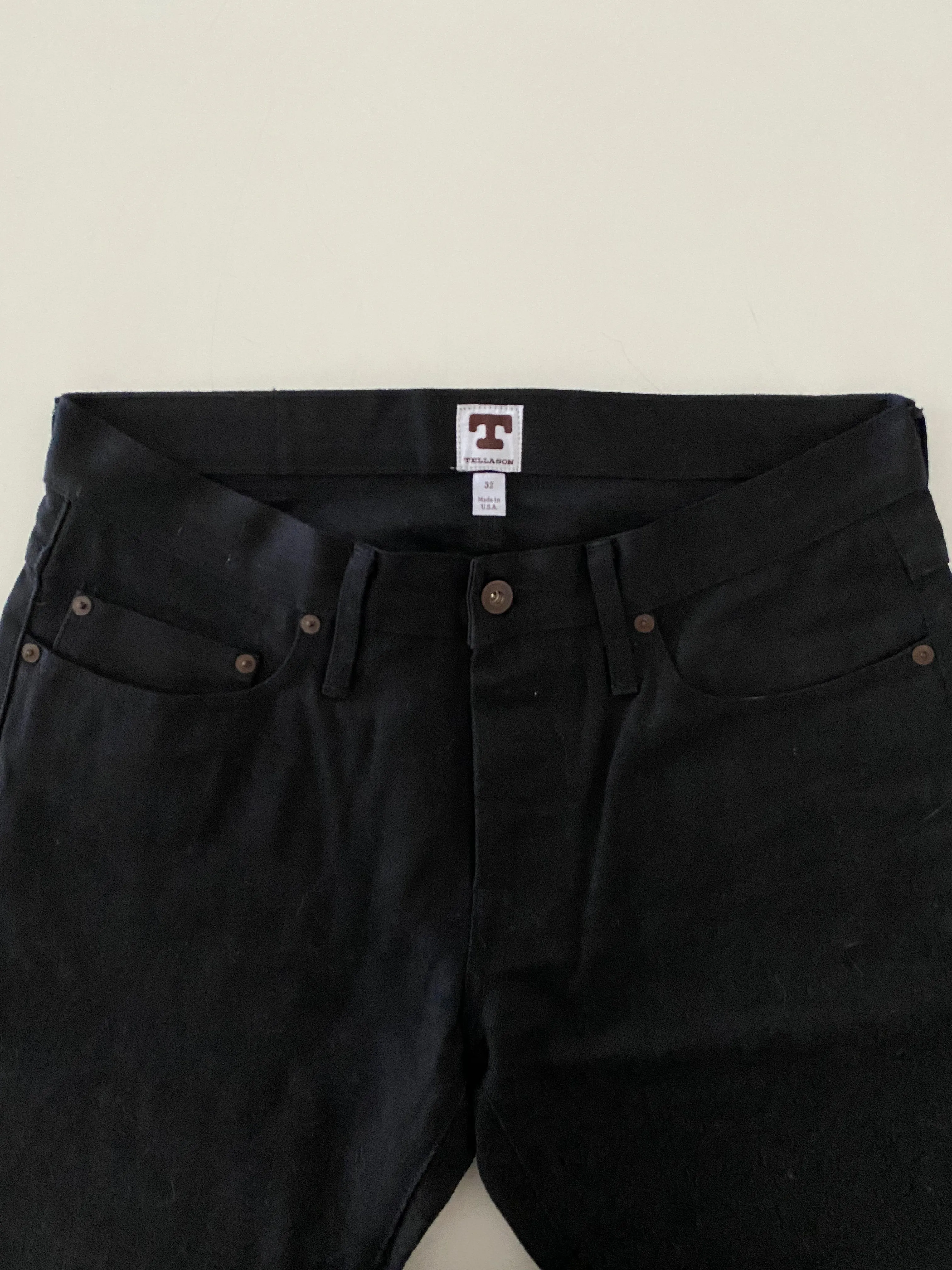 Ladbroke Grove Slim Tapered Black Japan Selvedge - W32L36