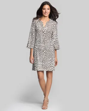 Lakena Tunic Dress in Snow Leopard