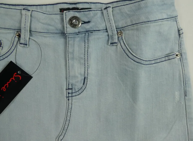 Light Blue Denim Skirt
