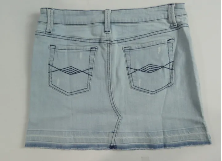 Light Blue Denim Skirt