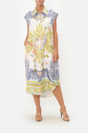 MIDI TUNIC SHIRT DRESS STAR OF THE SEA
