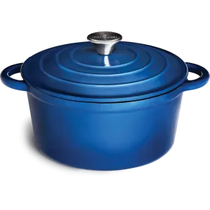 Napoleon Round Cast Iron Casserole Dish