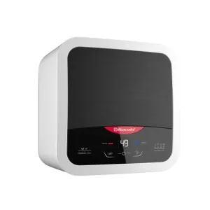 Racold Omnis DG 15L Vertical 5 Star Storage Water Heater (Geyser) | Smart Bath Logic | Touch Control Panel | Silver-Ion Technology | Auto Diagnosis | Free Installation & Pipes | 2kW | Black