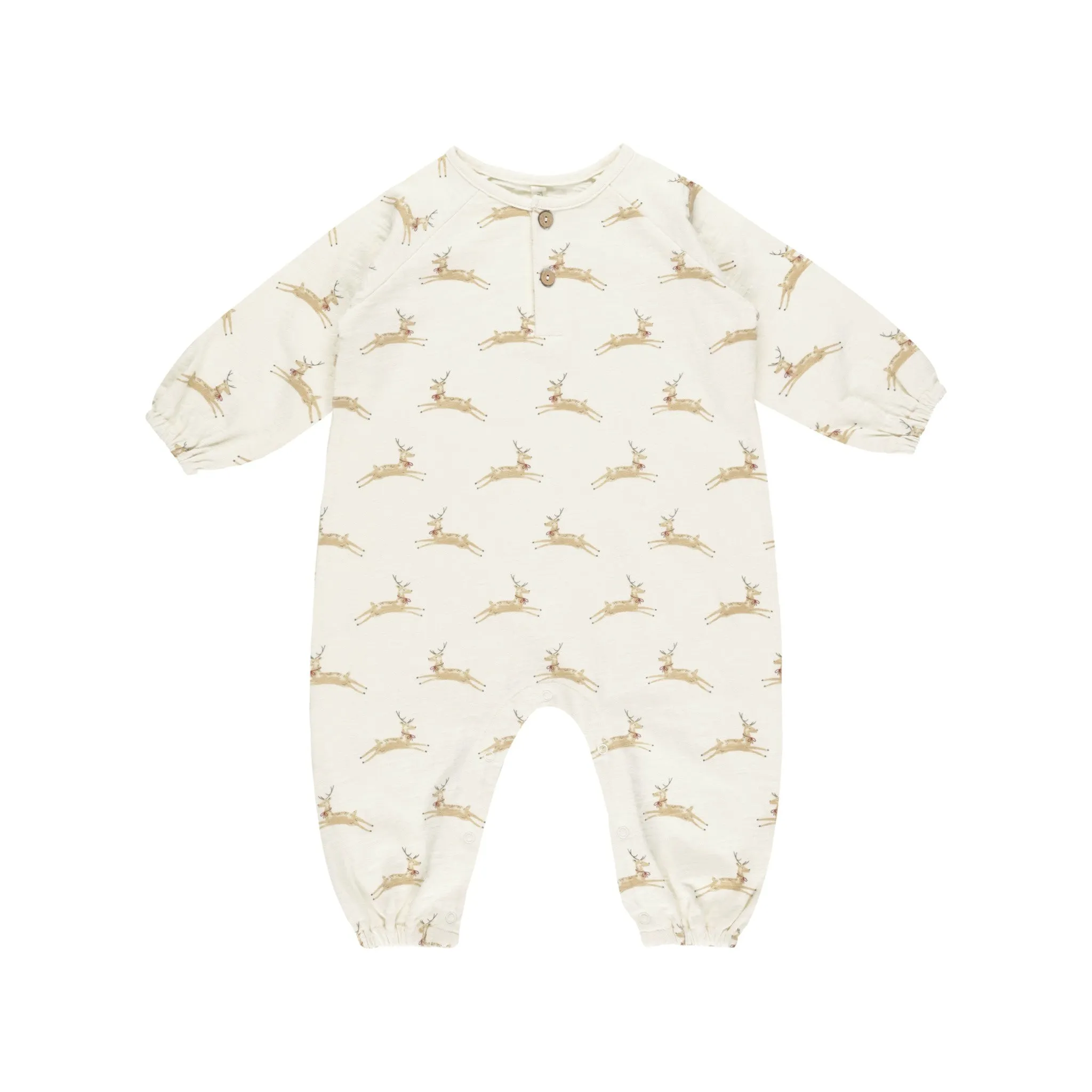 Rylee   Cru Henley Jumpsuit - Reindeer